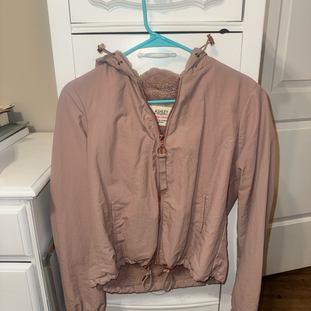 Ashley Pink Hooded Jacket